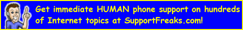 Imediate HUMAN Phone Support!